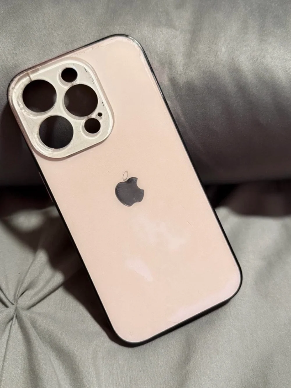 Pink Shiny Protective iPhone 14 Pro Case